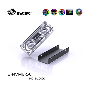 Bykski Apă Bloc folosi pentru 2280 \ 22110 PCI-E SSD \ SATA M. 2 M2 SSD \ Radiator Bloc Dublu partea de disipare a căldurii 80mm/110mm SSD 27755