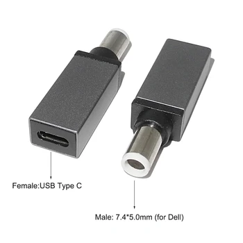 Universal sursa de Alimentare Dc Adaptor Conector USB-C la 7.4x5.0 4.5x3.0 5.5x2.5mm Mufa Jack Converter pentru Hp Asus Laptop Lenovo