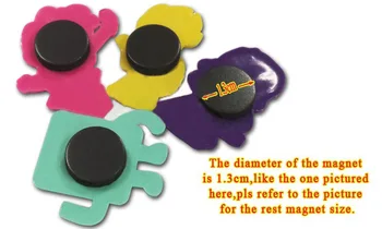 50pcs/mulțime de Desene animate Magneți de Frigider de Acțiune Figura Magnetice, Autocolant Suvenir magnet pentru Frigider Copii Cadou de Aprovizionare Partid