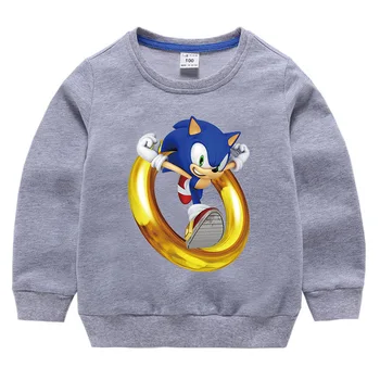 Sonic Ariciul Haine Copii Baieti Bluze Hanorace Pulovere Îmbrăcăminte Exterioară Jacheta Treninguri Fete Streetwear Baieti Topuri 28437