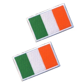 5pcs/lot Broderie Patch-uri Irlanda Drapelul Național Militar Tactic Banderola Material Autocolant de Cusut Aplicatiile Pentru Îmbrăcăminte Capac Sac