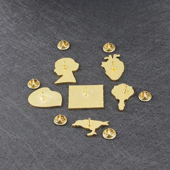 6pcs/lot Email Lark Inima de Buze Brosa Haine Sac Ornamente Jachete pin Rever Insigna de Mătase Catarame, bijuterii Cadouri Pentru Femei,TCN631 287