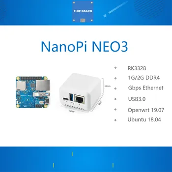 NanoPi NEO3 Mini Consiliul de Dezvoltare RK3328 port Gigabit Ethernet 1GB/2GB memorie OpenWrt/LEDE dropship