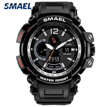 SMAEL 1702 Ceasuri Barbati Top Brand de Lux Militară Sport Cuarț Ceas Barbati LED-uri Impermeabil Ceasuri relogio masculino