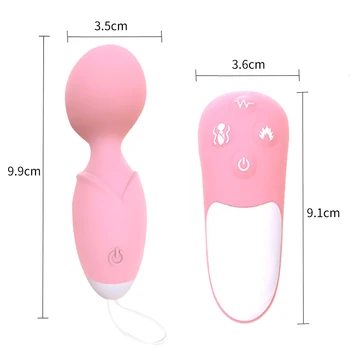 Dublu Vibrator Pentru Femei de la Distanță fără Fir Vagin Ouă Stimulator Clitoris Încălzire G spot Vibratoare Jucarii Sexuale Pentru Cupluri de Jucărie pentru Adulți