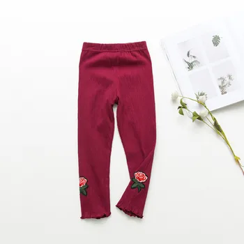 Uzura pentru copii Fete de Primăvară și de Toamnă Jambiere 2018 Noi coreene din Lemn Ureche Pantaloni Purta Pantaloni pentru Copii