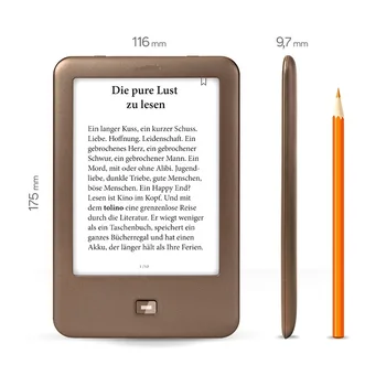 Construit în Lumină e-Book Reader WiFi ebook, e-ink 6 inch Touch Screen de 1024x758 Cititor de Carte electronică 30003