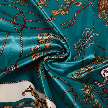 [BYSIFA] de culoare Verde Închis Piața Eșarfe Împachetări Femei Brand Mătase Eșarfă Șal 2019 Toamna Iarna Nou Cap de Gât Eșarfă Hijab Foulard Femmee