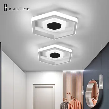 Noi Sosiri Candelabru LED pentru Camera de zi Dormitor Culoar Lumini Tavan Candelabre de Iluminat Interior Alb-Negru Cadru Coridor 30369