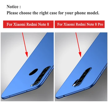 Redmi Notă 8T Caz MSVII Mat PC Cover Pentru Xiaomi Redmi Nota 8 Pro Caz Xiomi Inel Titular Acoperire Pentru Xiaomi Note 8T 7 8 Pro Caz