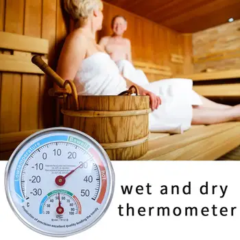 De înaltă precizie temperatura si umiditate metru de perete cu suport baterie fără saună termometru de camera masă