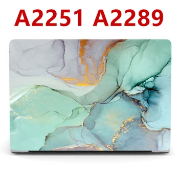 2020 Marmură Caz pentru Macbook Pro A2289 A2251 Sclipici Mat Clar Capac Greu pentru Mac book Pro de 13.3 inch A1708 A1278 A2159 2019