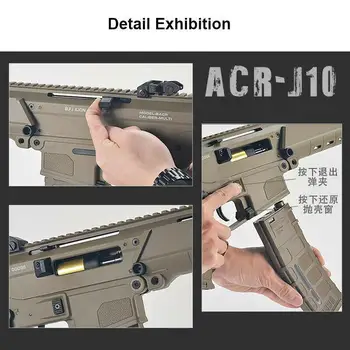 ZHENDUO JM Jinming Gen10 J10 ACR Gel Blaster în aer liber, pistol de jucărie