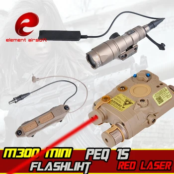 Element de Airsoft surefir M300 MINI Wapen lumina IR Laser PEQ 15 Luneta Arma Dublu Control Comuta Arma Arma Tactică Lanterna 31080