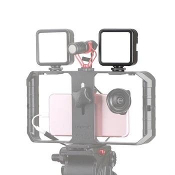 Ulanzi VL49 VL81 Mini Video cu LED-uri de Lumină de Fotografie Lampa de 6W Dimabil 5500K + Cold Shoe Mount pentru Canon Nikon Sony DSLR SLR