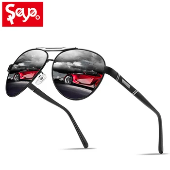 SAYLAYO de Înaltă Calitate Clasic pentru Bărbați ochelari de Soare Polarizat de Conducere Pilot ochelari de Soare UV400 Ochelari de Nuante 31466
