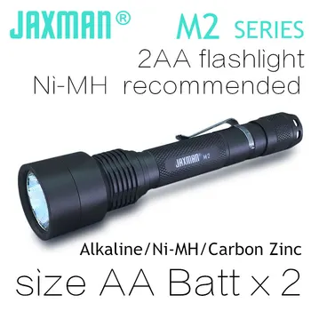 JAXMAN M2 2AA lanterna LED-uri lanterna folosi AA LR6 UM3 baterie transport gratuit 31519