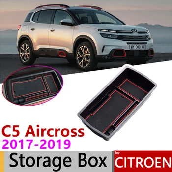 Pentru Citroen C5 Aircross C5-Aircross 2017~2019 Central Cotiera Cutie Depozitare Depozitarea Curatare Masina de Organizator Accesorii 2018
