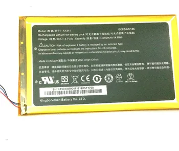 Westrock Baterie de Mare Capacitate A1311 4000mAh pentru Acer Iconia Tab A1-830 Baterii Baterii Bateria