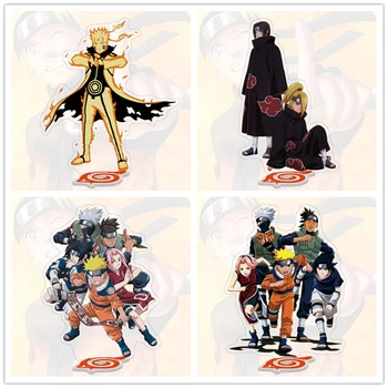 16cm Naruto Anime Figura Acrilic Jucarii Model Uchiha Itachi, Sasuke, Kakashi figurina Decor Cosplay DIY Colecta Cadou
