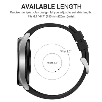 22mm trupa ceas pentru Huawei Watch GT 2 E Activ/Elegant /Watch 2 pro pentru onoare ceas magic 2 Înlocuire curea bratara de Silicon
