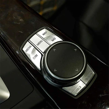 Pentru Seria 5 G38 G30 6GT F10 Multimedia Auto Buton de Acoperire Autocolant Controller Cadru de Accesorii pentru Seria 6 G01 X3 X4