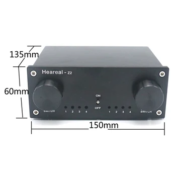 Despre 4 Introducere 4 Ieșire Audio fără Pierderi de Semnal Comutator Comutator Splitter Selector DC 12V E4-003