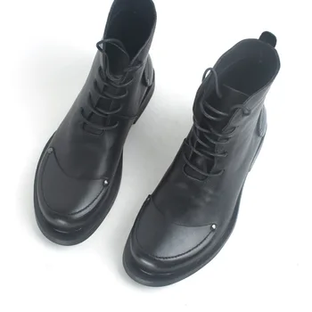 Careaymade-Martin cizme femei,cizme scurte,stil Britanic locomotiva mare sus cizme, frumos cizme de piele,simplu Cizme pentru femei 32625