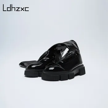 2021 Genunchi Ridicat Cizme De Moda Din Piele Cizme Femei De Iarna Cald Petrecere De Bază Pantofi Pentru Femeie Cizme Rotund Toe