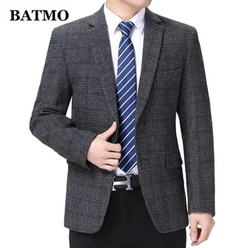 Batmo 2020 new sosire înaltă calitate lână carouri sacou casual barbati,costume pentru bărbați jachete ,jachete casual barbati BGW-208