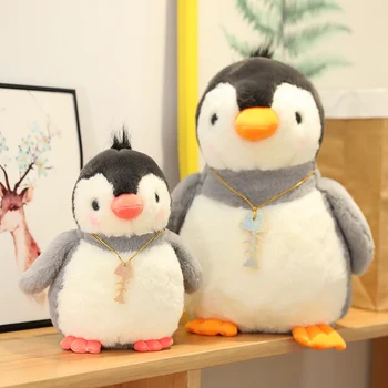 Fierbinte Minunat Drăguț Kawaii jucarii de Plus pinguin Drăguț papusa de Crăciun, Ziua de naștere.Festivalul de cel mai bun cadou Papusa moale Jucarie cadou pentru copii 3336