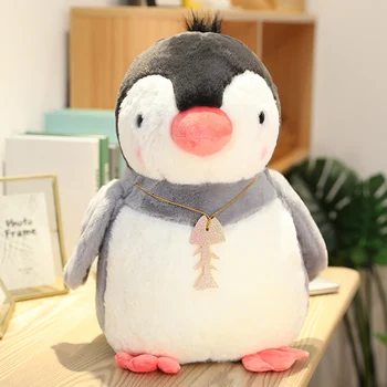 Fierbinte Minunat Drăguț Kawaii jucarii de Plus pinguin Drăguț papusa de Crăciun, Ziua de naștere.Festivalul de cel mai bun cadou Papusa moale Jucarie cadou pentru copii