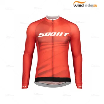 Scottful Barbati Maneca Lunga Îmbrăcăminte Ciclism Jersey Echipa Pro MTB Jacheta Maillot Ropa Ciclismo Primavara Toamna Respirabil Sport 33370
