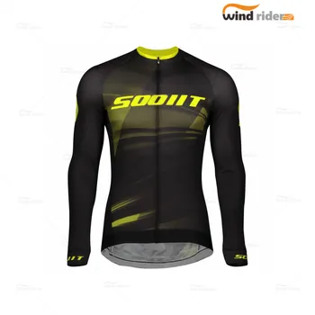 Scottful Barbati Maneca Lunga Îmbrăcăminte Ciclism Jersey Echipa Pro MTB Jacheta Maillot Ropa Ciclismo Primavara Toamna Respirabil Sport