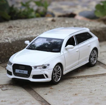 Audi RS6 de afaceri de simulare auto model 1: 32 aliaj model de masina de vânzare la cald high-end pentru copii jucarii cadou de ziua de nastere