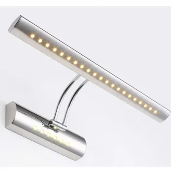 2020 Lumina de Perete cu oțel Inoxidabil Leagăn brațul în Baie Modernă cu LED-uri de Lumină Oglindă cu comutator de Imagine Corpuri de Iluminat Flip