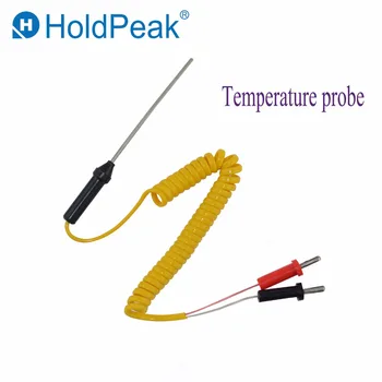 HoldPeak Termocuplu de tip K Senzor Sonda de Temperatura termometru digital Generale Sonda de Temperatura Termometru -50~700 De grade Celsius