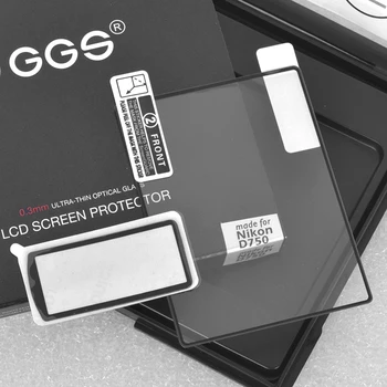 NOI GGS IV 0,3 mm Japonez Sticlă Optică Ecran LCD de Protector pentru a Acoperi Nikon D750 aparat Foto DSLR 3570