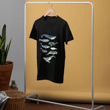 Balena Tricou Balene T-Shirt Bumbac Scurt-Maneca Tricou Grafic Plaja 5x Distractiv Barbati Tricou