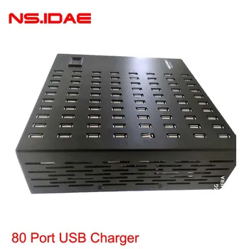80 de Porturi USB Încărcător Adaptor de Alimentare de Perete Rapid de Încărcare Stație de Andocare 600W pentru Apple iPhone iP