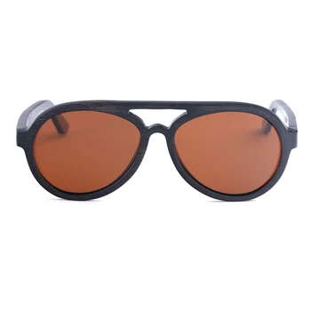 BerWer Nou bambus negru ochelari de Soare Polarizat Manual de Bambus pentru femei ochelari de Soare Barbati Gafas Oculos De Sol