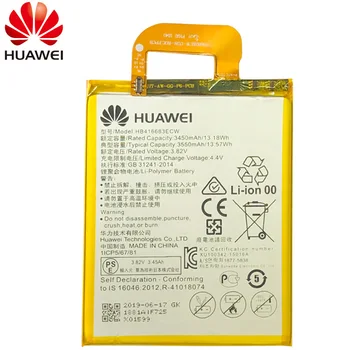 Original, baterie HB416683ECW baterie Reîncărcabilă Li-ion baterie de telefon Pentru Huawei Nexus 6P H1511 H1512 3450mAh+Instrumente Gratuite 3640