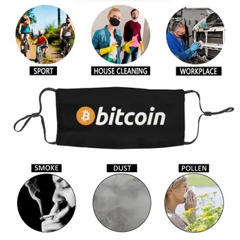 Bitcoin Oficial Masca Anti Ceata Blockchain Protecție Pentru Adulti Refolosibile Respirator Gura Mufla 37033