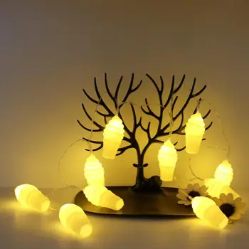 Decor de Lumină Înghețată Forma Becuri cu LED-uri de 1,5 m de Lumini cu LED-uri Creative Vacanta de iluminat Pentru Petrecerea de Nunta de Decorare Lumina