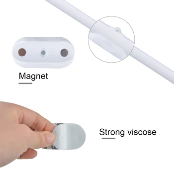 Senzor de mișcare dulap Dulap de Lumini USB Reîncărcabilă Sub Cabinet de Lumină pe Stick fără Fir LED Lumina de Noapte cu Bandă Magnetică