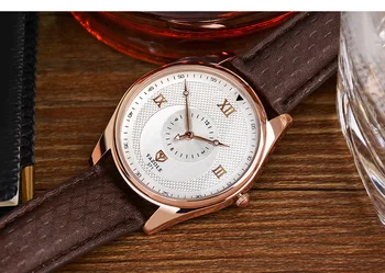 De lux YAZOLE Brand Bărbați Ceas Simplu de Moda Rochie de Ceasuri de Barbati Curea din Piele Cuarț Ceas de mână Ceas de sex Masculin relogio masculino 38045