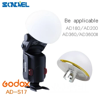 Godox AD-S17 180 de Grade Unghi Larg Soft Focus Umbra Difuzor pentru Speedlite Flash AD200 AD180 AD360 AD360II 38143