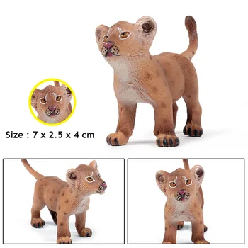 Top de Vânzare Original Animale Sălbatice Regele leu pădure Model de Acțiune Figura Figurine Miniaturale de Colectare de Jucării Pentru Copii