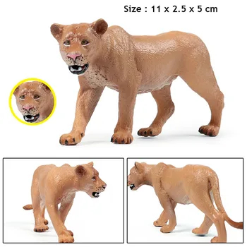 Top de Vânzare Original Animale Sălbatice Regele leu pădure Model de Acțiune Figura Figurine Miniaturale de Colectare de Jucării Pentru Copii