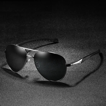 MSETOUTM Polarizate 2020 Bărbați ochelari de Soare UV400 Pilot ochelari de Soare Metal Driver Retro Clasic de Brand Designer de Epocă 8075 3831
